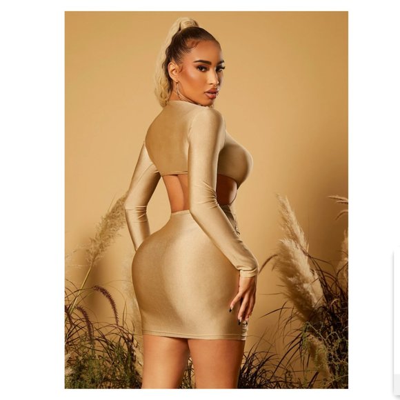 CHAMPAGNE PARTY DRESS BACK IN STOCK - Picture 8 of 10